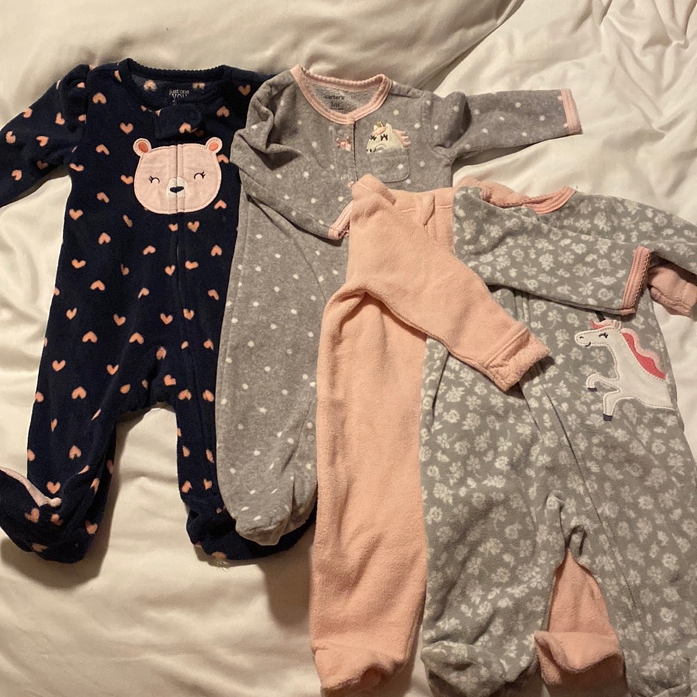 Bundle of 4 fleece outfits